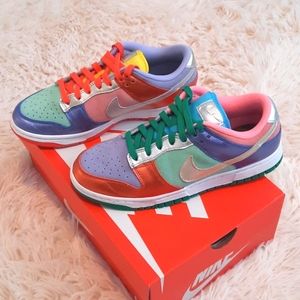 W Nike Dunk Low SE Sunset Pulse/Silver